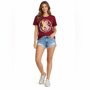 Dutch Bros Coffee 100% Cotton “Change the world” Graphic Tee Adult Size Large